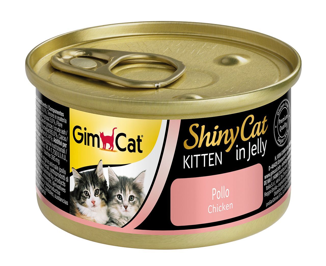 Gimcat Shinycat Tavuklu Yavru Kedi Konserve Mama 70 gr