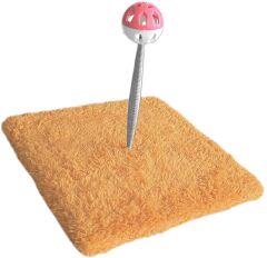 Yaylı Toplu Hacıyatmaz Kedi Aktivite Oyuncağı 16-20 cm Turuncu