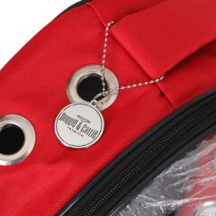 Cattie VisionPlus Kedi Köpek Taşıma Çantası 25 x 35 x 40 cm Kırmızı