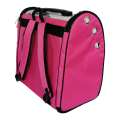 Flipper Kedi Köpek Taşıma Sırt Çantası 23*37*40 cm Pembe
