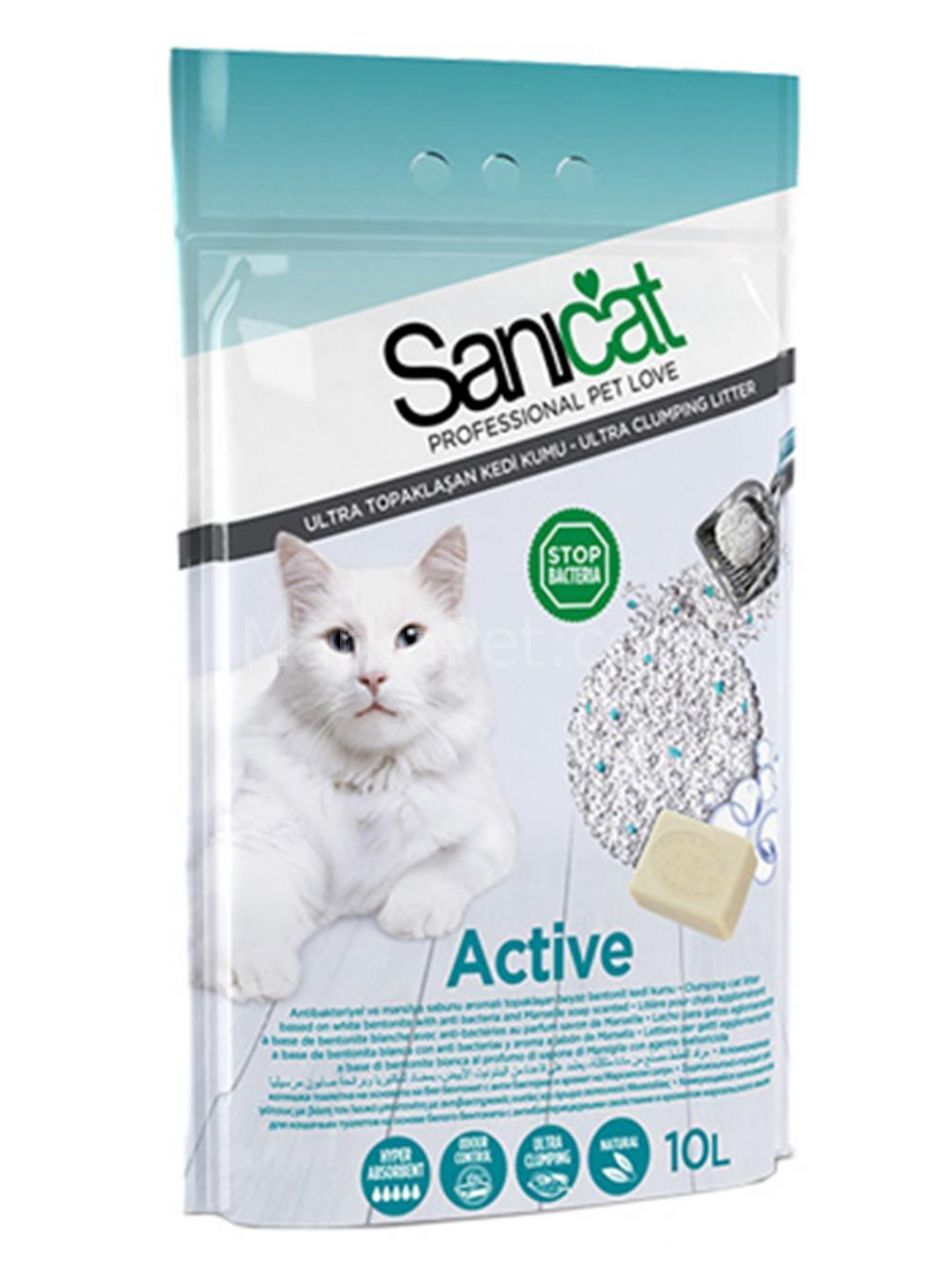 Sanicat Active Marsilya Sabunu Kokulu Kedi Kumu 10 Lt