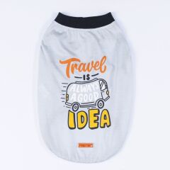 Pawstar Grey Travel Tişört XXLarge 38X43X58 cm