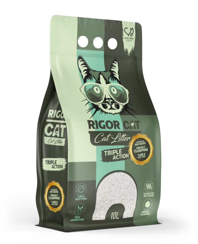 Rigor Aloe Veralı İnce Taneli Kedi Kumu 10 lt