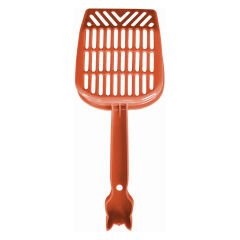 Markapet İnce Elekli Kedi Kumu Küreği Large 11-27 cm Turuncu