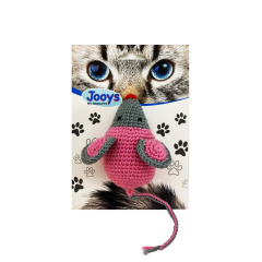 Markapet Kedi Oyuncağı İp Örgü Fare 9-16 cm