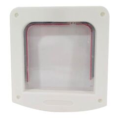 Markapet 4 Yolu Kedi köpek Kapısı 22x20x3 cm ( PVC + Ahşap )