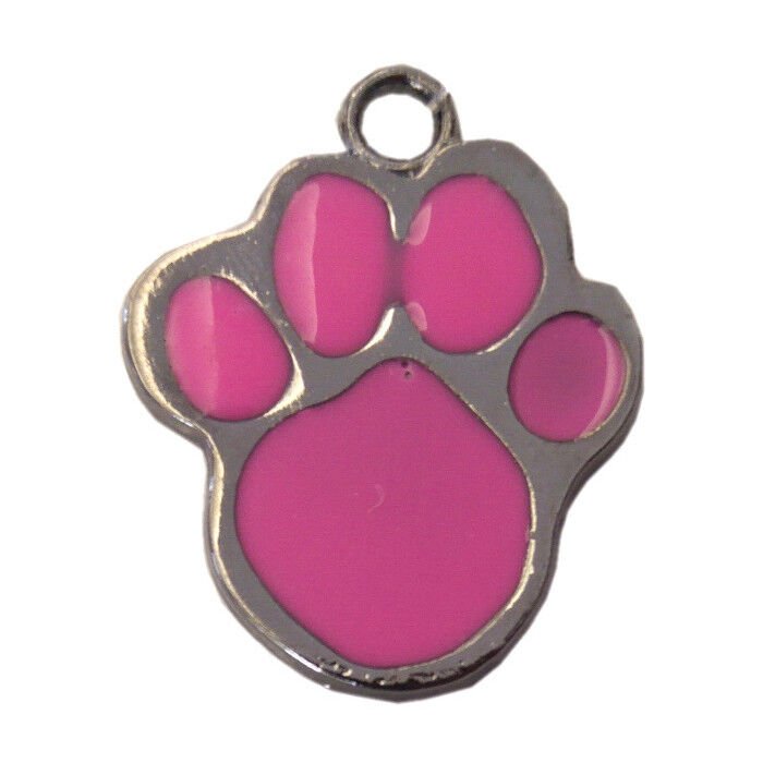 Patili Kedi Köpek İsimlik Aksesuar 2 cm Pembe