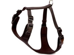 Doggie Havalı Ped Dokuma Köpek Göğüs Tasması 45/55 cm Siyah