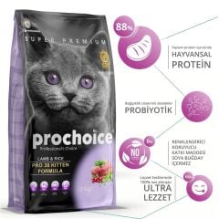 Pro Choice Kuzu Etli Yavru Kedi Maması 2 Kg