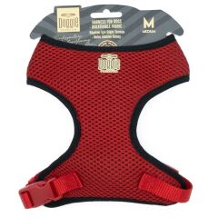 Doggie Havalı Dokumadan Küçük Irk Köpek Göğüs Tasması 1,5 x 25-35 cm Kırmızı