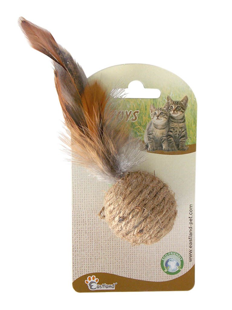 Eastland Tüylü Kedi Oyuncak Top 4 cm