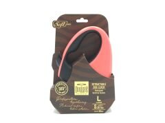 Doggie Soft Seri Otomatik Makaralı Gezdirme Tasması 50 kg / 5 M Pembe