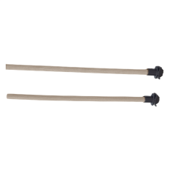 Markapet Doğal Ahşap Kuş Tüneği 1.2 cm-25 cm Standart Siyah (2 Adet)