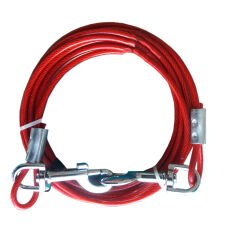 Markapet Köpek Bahçe Bağlama Çelik Halat 5 mm / 6 Metre