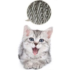 Ans Silikon Saplı Kedi Köpek Tarağı 5*9 cm-16 cm Pembe-Beyaz