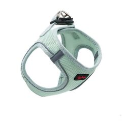 Tailpetz Air Mesh Köpek Göğüs Tasması 2XSmall 28x32 cm Gri Moon