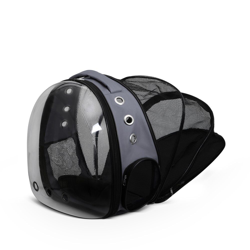 Cattie VisionPlus Kedi Köpek Taşıma Çantası 25 x 35 x 40 cm Gri
