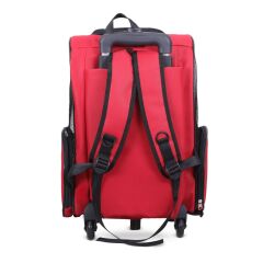 Cattie Portbag Tekerlekli Kedi Köpek Taşıma Çantası 20x30x40 cm Kırmızı