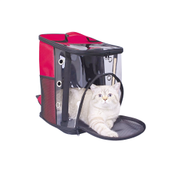 Markapet Galaksi Kedi Taşıma Çantası 30*30*40 cm Kırmızı