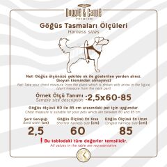 Doggie Comfort Ronin Köpek Bel Tasması 3cm-75 x 85 cm 3X-Large Siyah