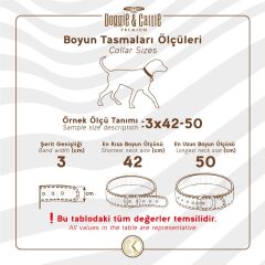 Doggie Konfor Seri Dokuma Köpek Boyun Tasması 4x57-65cm Kırmızı