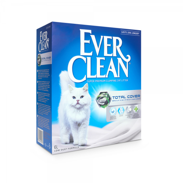 Ever Clean Total Cover Kokusuz Kedi Kumu 6 Lt