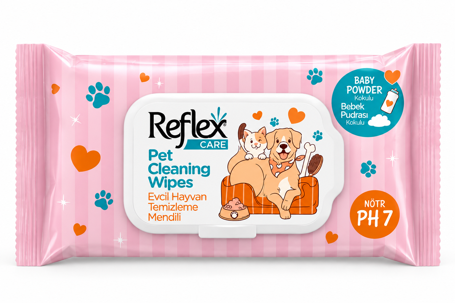 Reflex Care Hijyenik Temizleme Havlusu