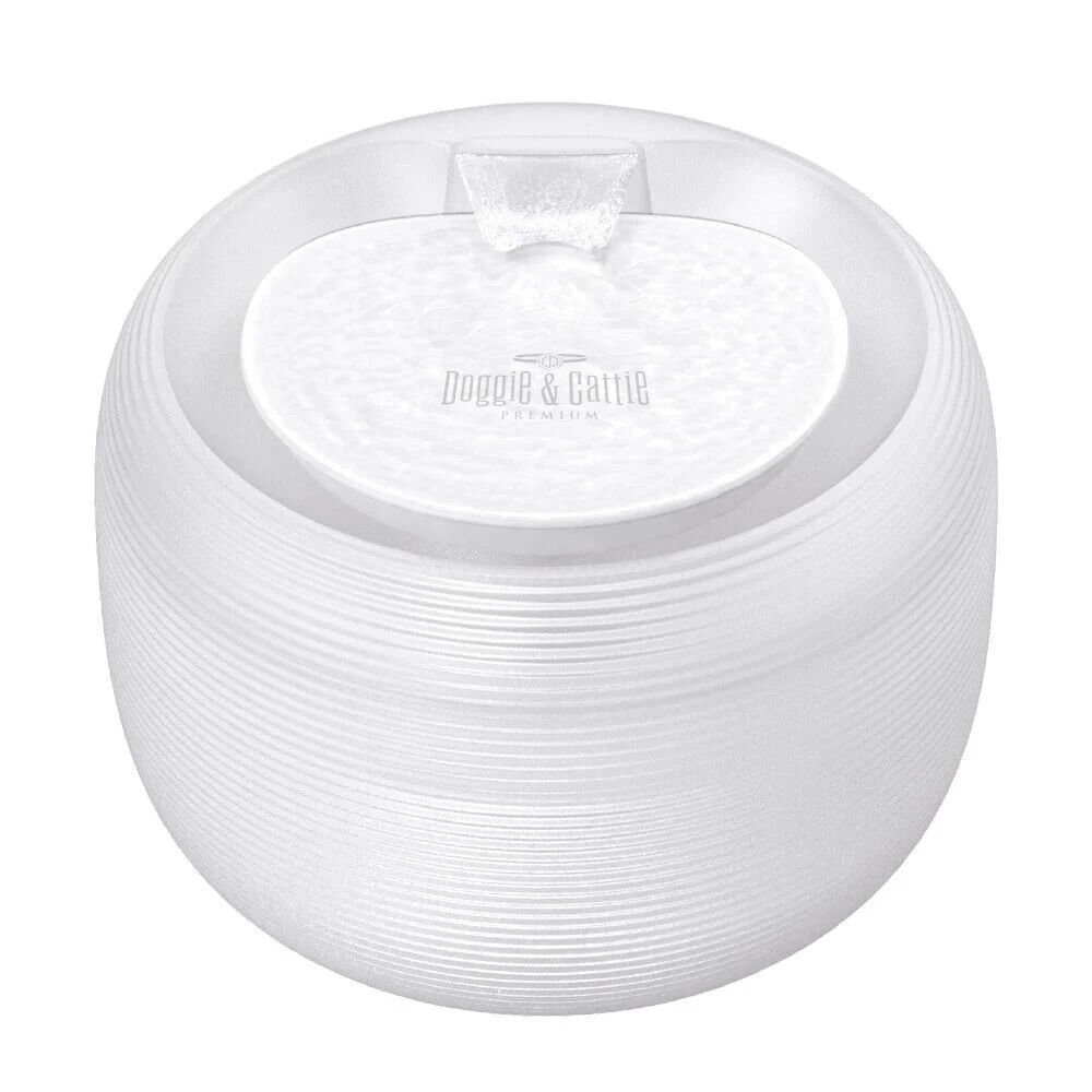 Cattie Kedi Köpek Su Pınarı Klasik Model 2,5 L Beyaz