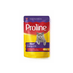 Proline Pouch Jöle İçinde Dana Etli Yaş Kedi Maması 85 Gr