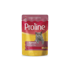 Proline Pouch Jöle İçinde Somonlu Yaş Kedi Maması 85 Gr