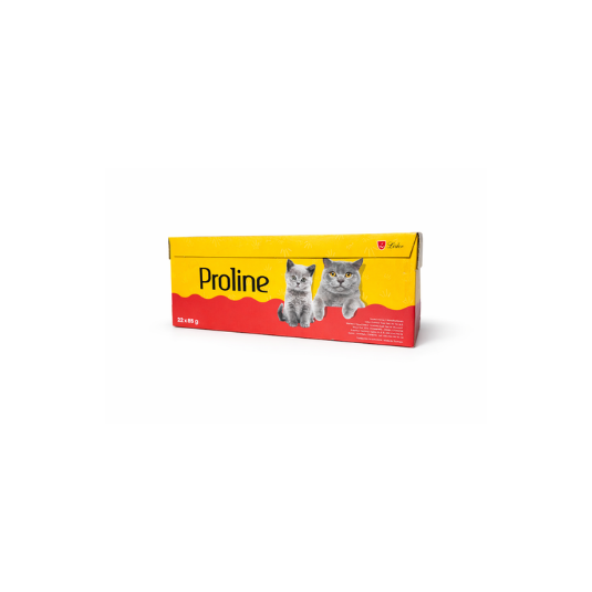 Proline Pouch  Jöle İçinde Somonlu Yaş Kedi Maması 85 gr x22 adet