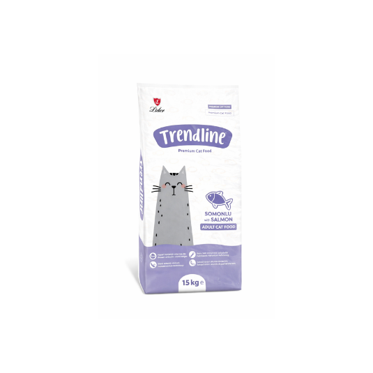 Trendline Somonlu Yetişkin Kedi Maması 15 KG