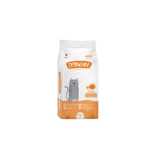 Trendline Tavuklu Yavru Kedi Maması 15 KG