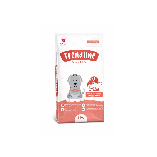 Trendline Kuzu Etli Yavru Köpek Maması 1 KG