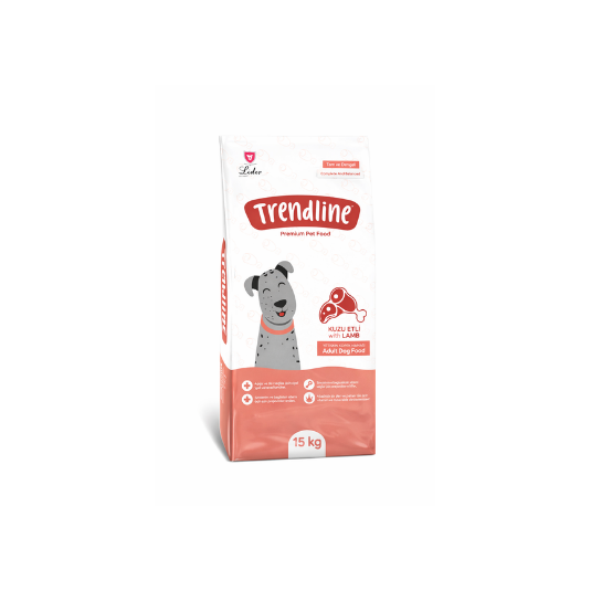 Trendline Kuzu Etli Pirinçli Yetişkin Köpek Maması 15 KG