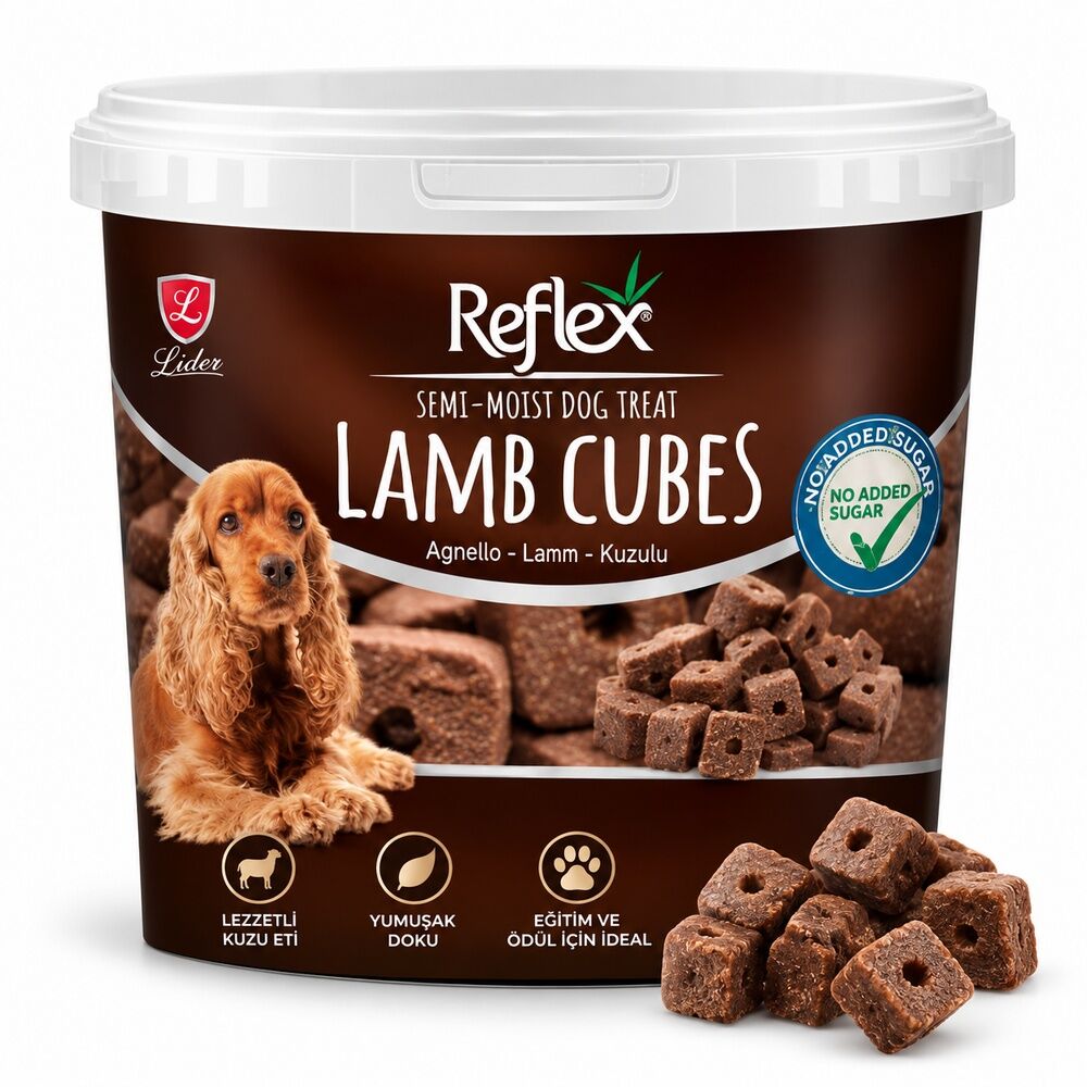 Reflex Plus Semi Moist Kuzu Etli Köpek Ödül Maması 500 Gr