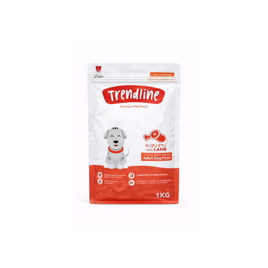 Trendline Kuzu Etli Yetişkin Köpek Maması 1 Kg