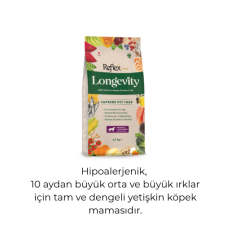 Reflex Plus Longevity Orta ve Büyük Irk Yetişkin Köpek Maması 2,7  Kg