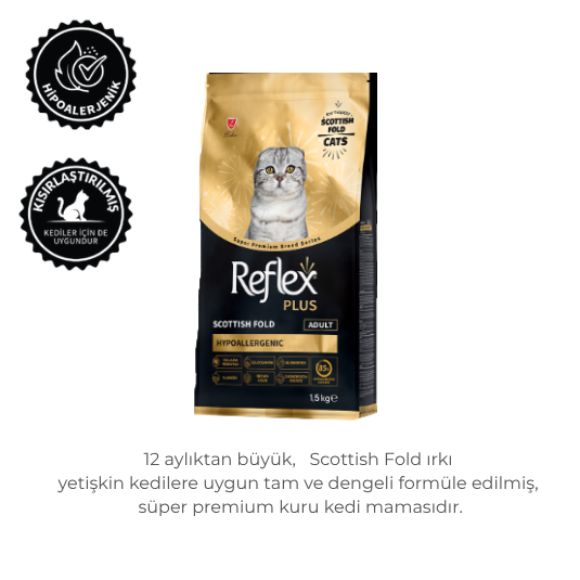 Reflex Plus Scottish Fold Yetişkin Maması