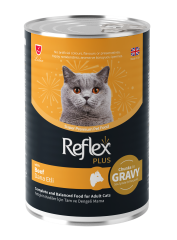 Reflex Plus Dana Etli Yetişkin Yaş Kedi Maması 400 Gr