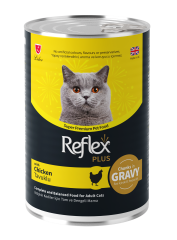 Reflex Plus Tavuklu Yetişkin Yaş Kedi Maması 400 Gr