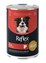 Reflex Plus Jöle İçinde Et Parçacıklı Kuzu Etli Yetişkin Köpek Maması 400 Gr