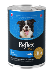 Reflex Plus Jöle İçinde Et Parçacıklı Ton Balıklı Yetişkin Köpek Maması 400 Gr