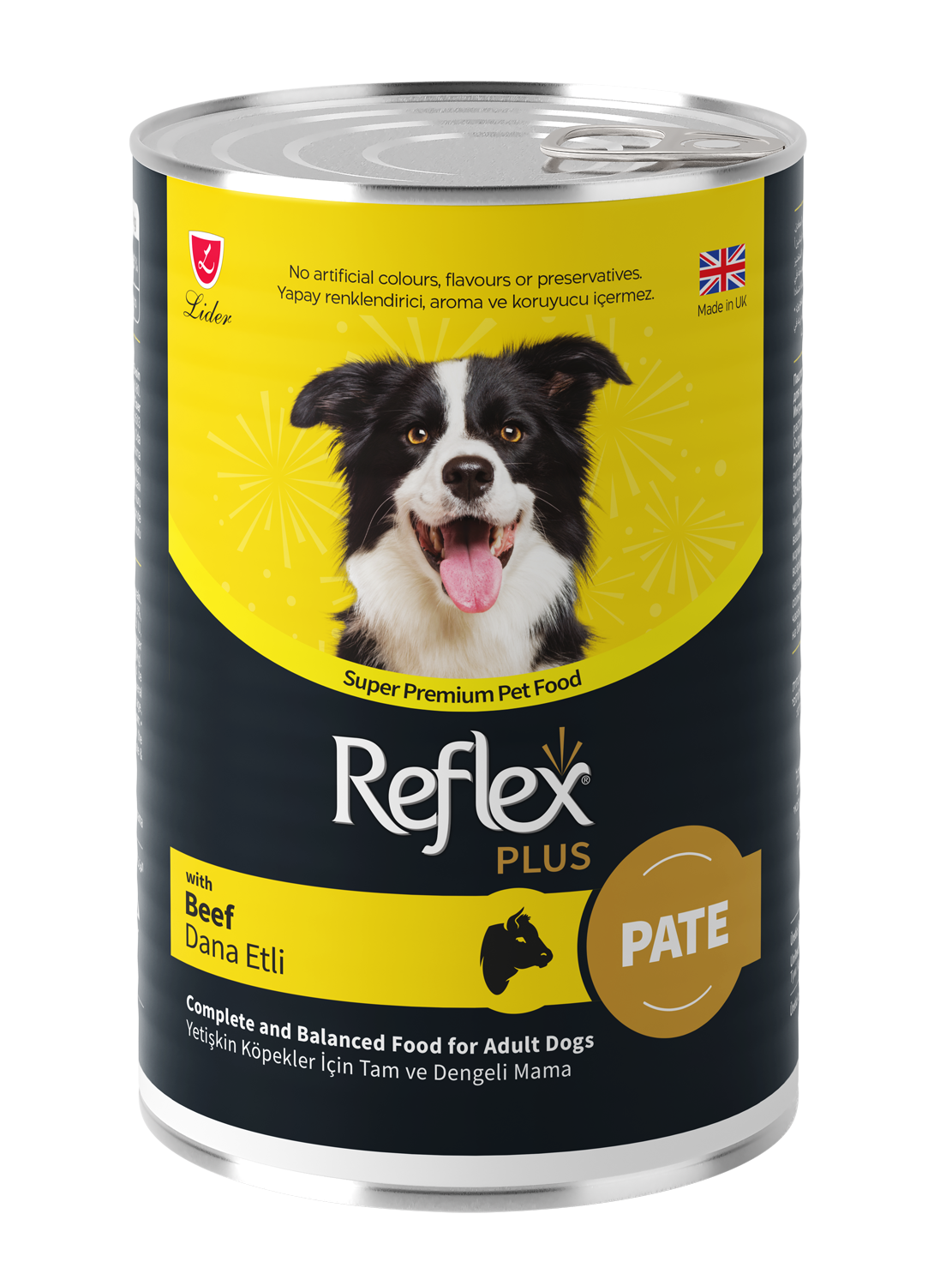 Reflex Plus Pate Dana Etli Yetişkin Köpek Maması 395 Gr