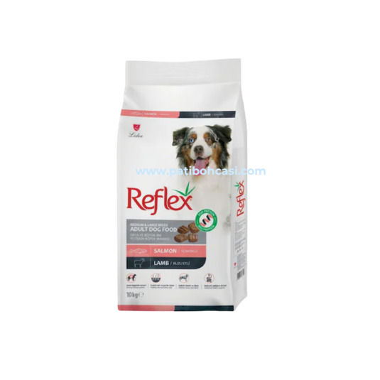 Reflex Duo Protein Somonlu ve kuzu Etli Orta ve Büyük Irk Yetişkin Köpek Maması 10 Kg