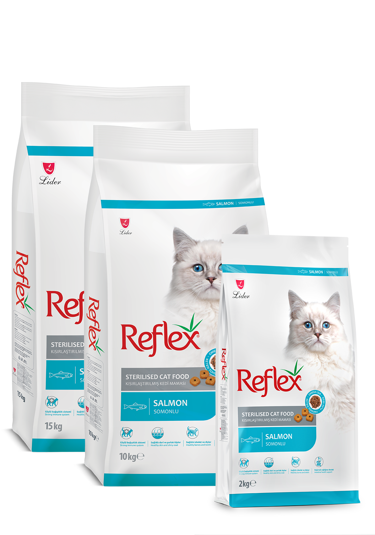 Reflex Somonlu Kısırlaştırılmış Kedi Maması 10 Kg