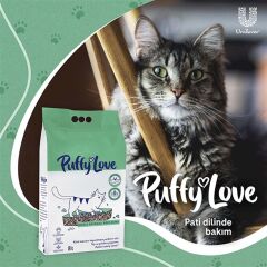 Puffy Love Doğal Kaynaklı Kedi Kumu 8 Lt