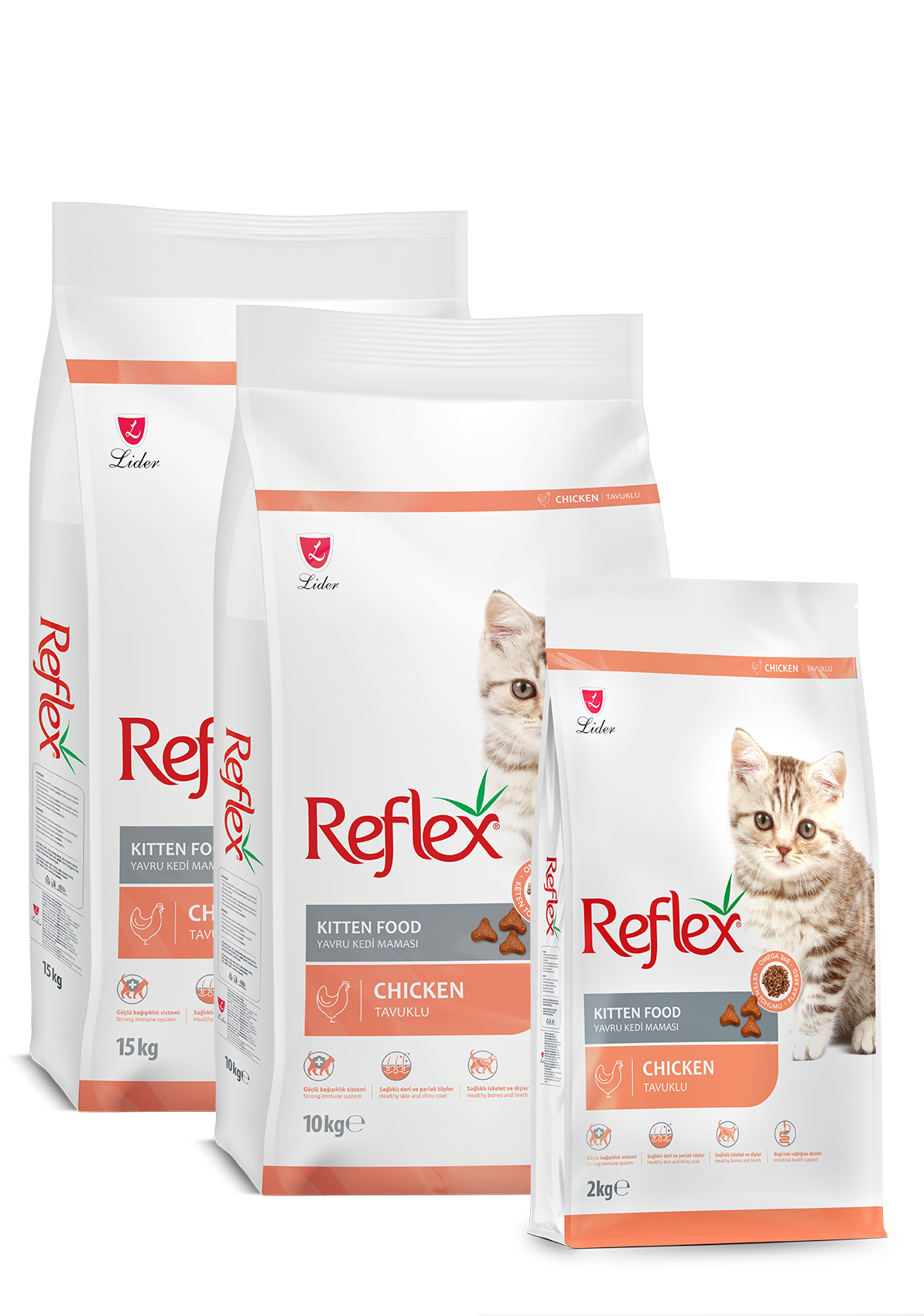 Reflex Tavuklu Yavru Kedi Maması 10 Kg