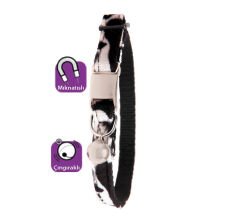 Karlie Manyetik Kedi Tasma 30Cm Siyah-Beyaz
