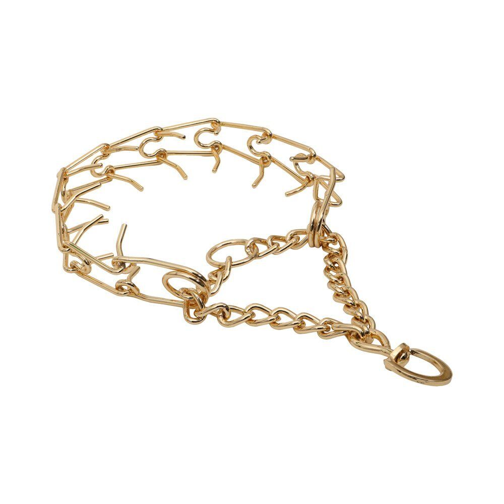 Doggie Eğitim Serisi Dikenli Zincir Köpek Boyun Tasması - 4x60cm - Gold